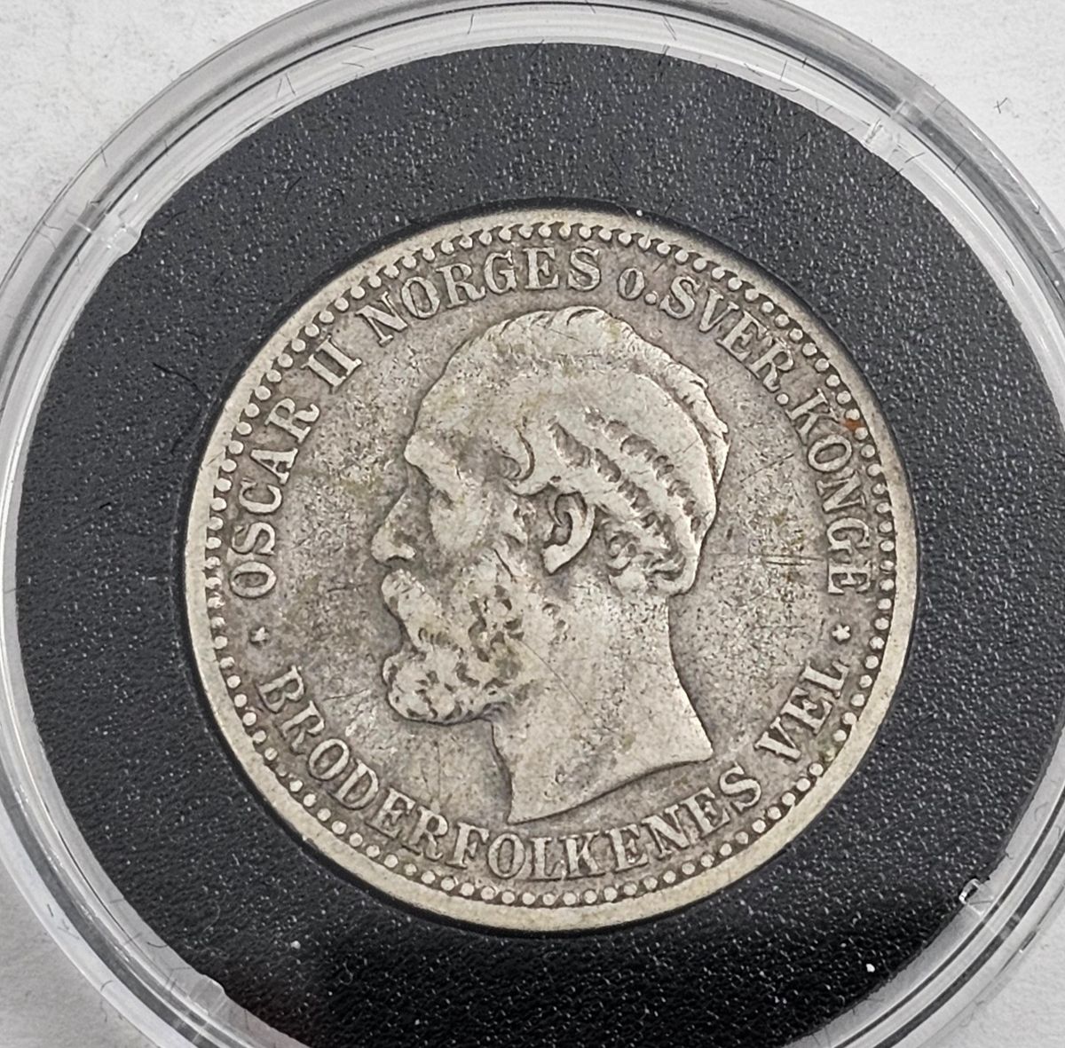 50 øre 1891 kv. 1/1- (nr. 2)