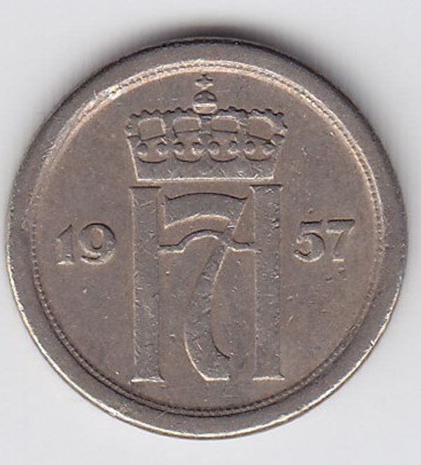 Hovedbilde 10 øre 1957 kv. 1
