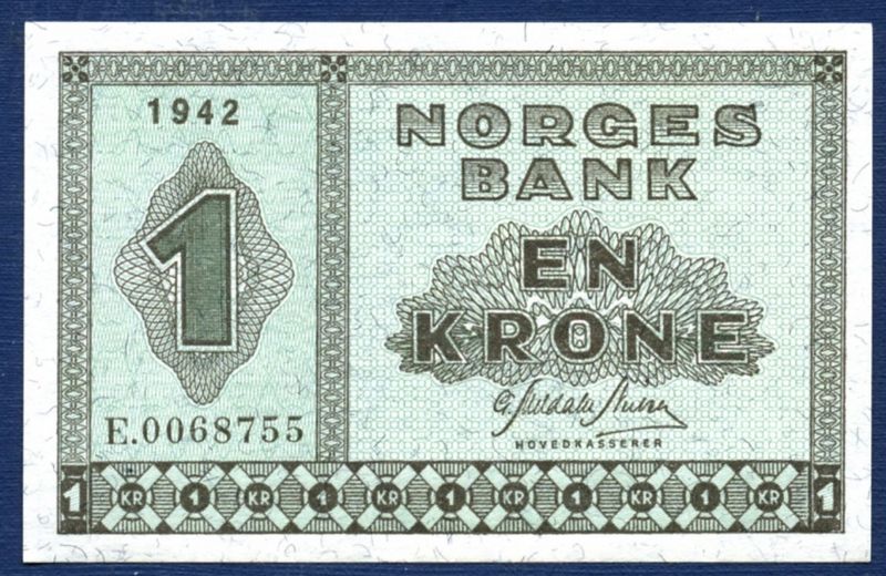 1 kr 1942 E.0068755 kv. 01