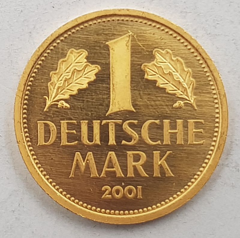 Tyskland: 1 mark 2001 
