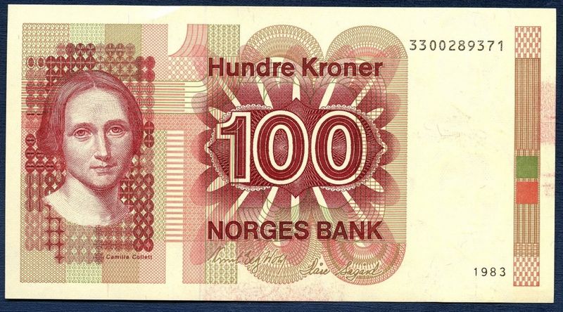 100 kr 1983 kv. 0/01