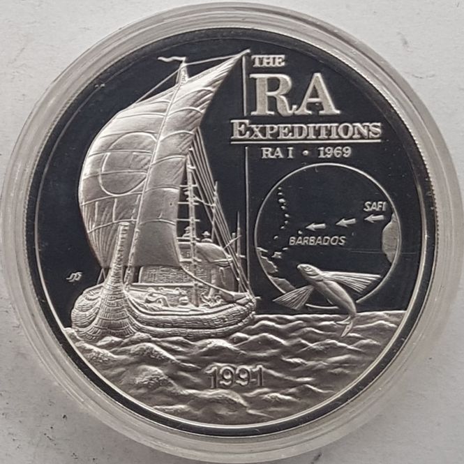 Hovedbilde Vest-Samoa: 10 dollars 1991 - RA ekspedisjonen