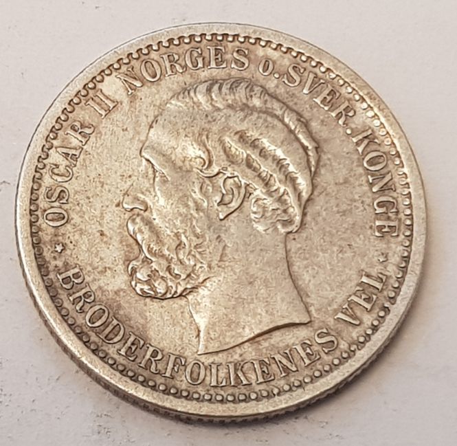 Hovedbilde 50 øre 1893 kv. 1+