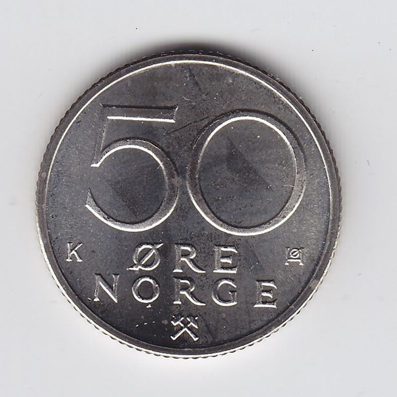 50 øre 1992 kv. 0
