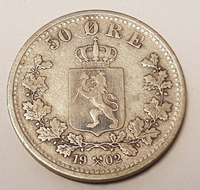 Hovedbilde 50 øre 1902 kv. 1