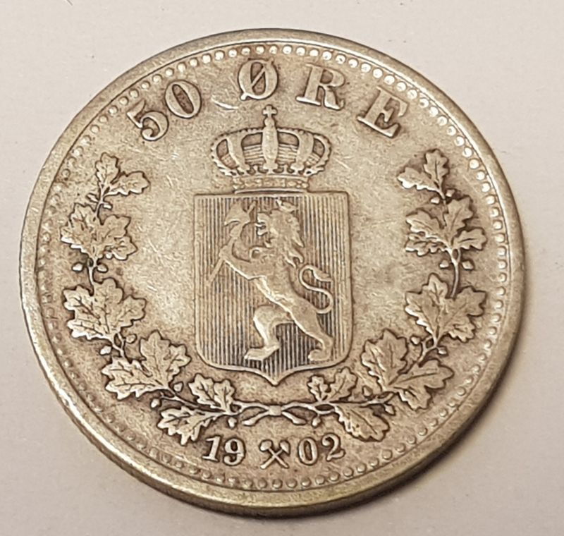 50 øre 1902 kv. 1