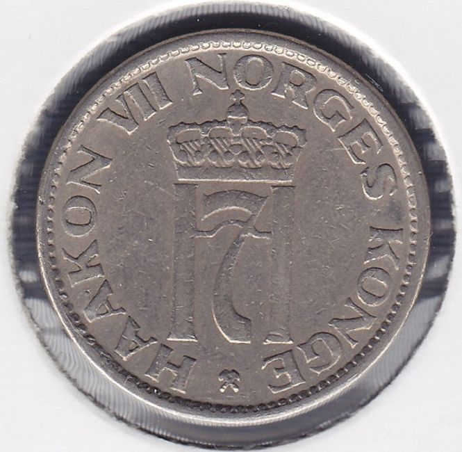 Hovedbilde 50 øre 1955 kv. 1