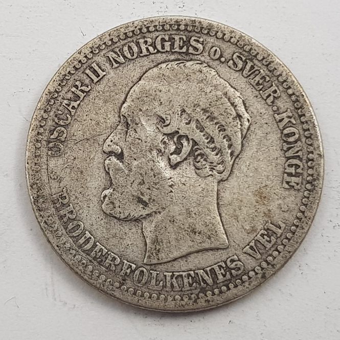 Hovedbilde 1 kr 1889 kv. 1