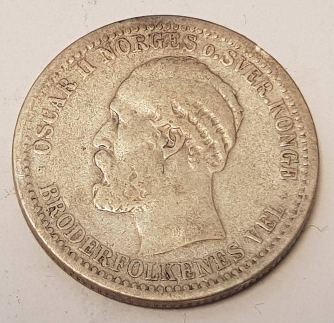 Hovedbilde 50 øre 1893 kv. 1- (nr. 1)