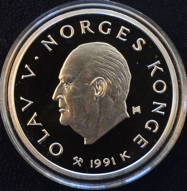 Hovedbilde 50 kr 1991 - Barn på ski
