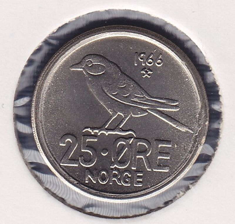 25 øre 1966 kv. 0