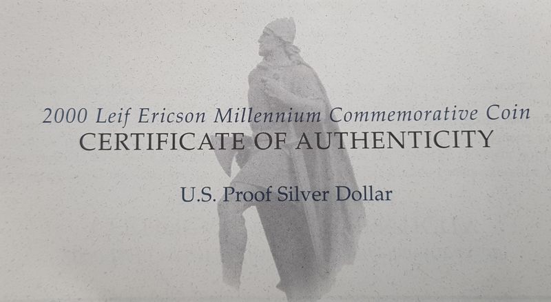 1 dollar 2000 - Leiv Ericson Proof