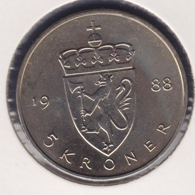 Hovedbilde 5 kr 1988 kv. 0