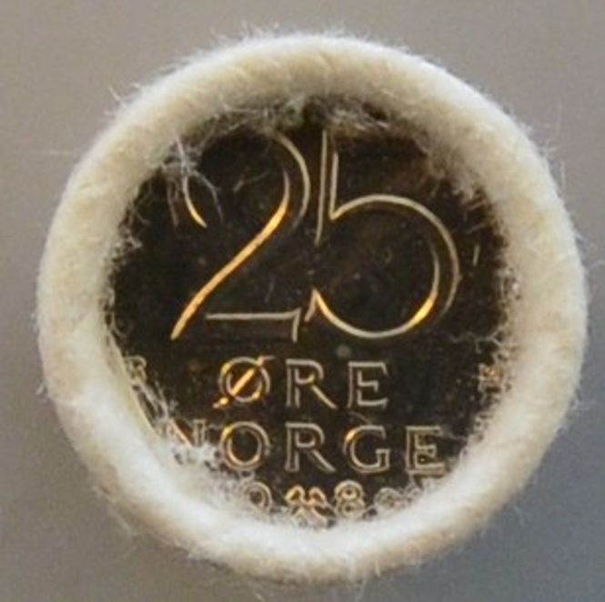 Hovedbilde 25 øre rull 1980