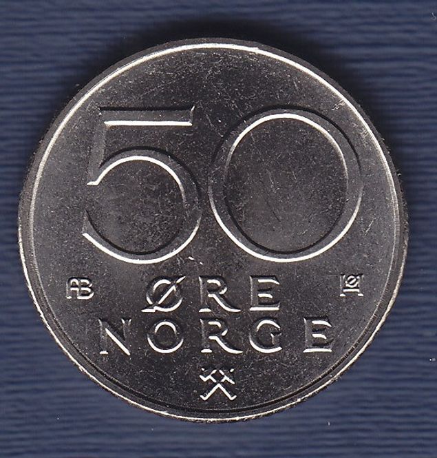 Hovedbilde 50 øre 1975 kv. 0