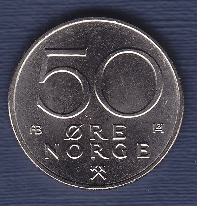 50 øre 1975 kv. 0