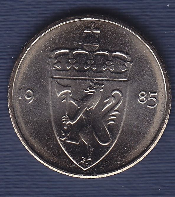 Hovedbilde 50 øre 1985 kv. 0