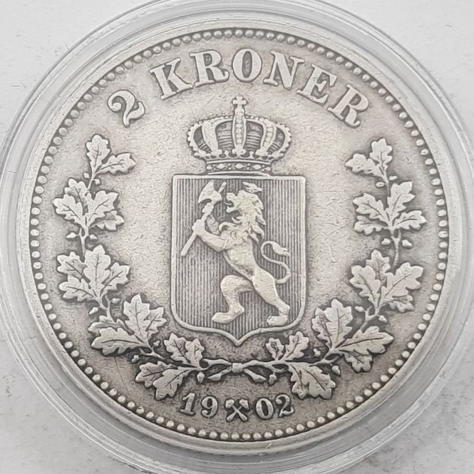 Hovedbilde 2 kroner 1902 kv. 1 (nr. 3)