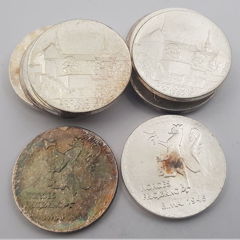 200 kr 1980 varierende kvalitet. 