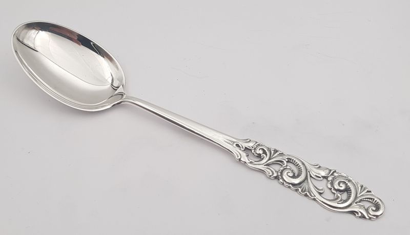 Telesølv: Dessert skje 17,5 cm