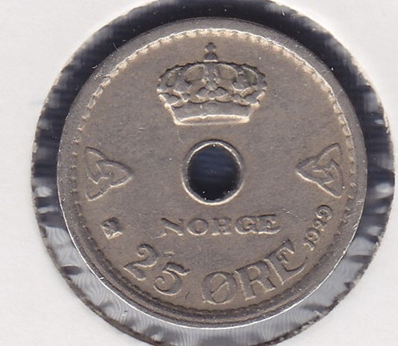 25 øre 1929 kv. 1