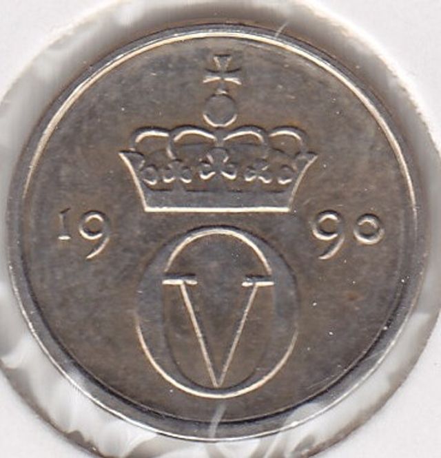 Hovedbilde 10 øre 1990 kv. 0