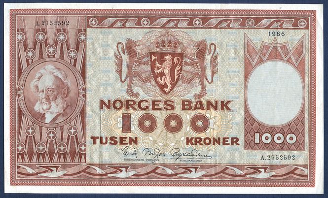 Hovedbilde 1000 kr 1966 A.2752592 kv. 1