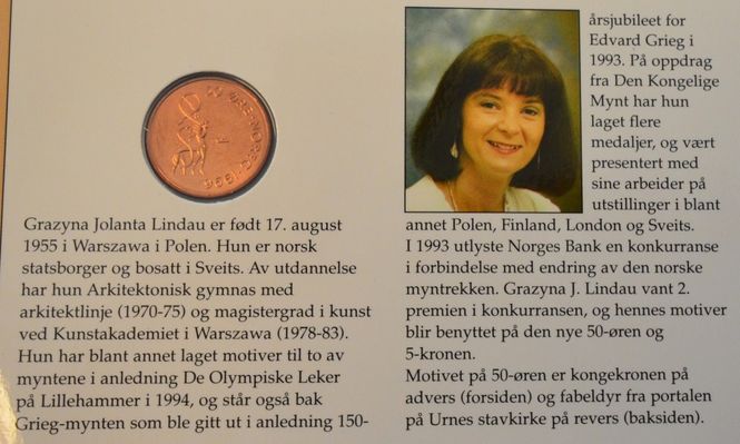 Hovedbilde 50 øre blister 1996