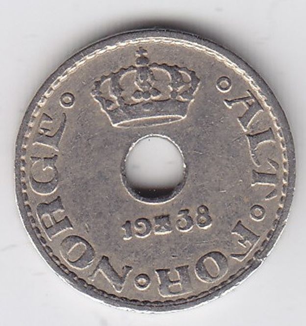Hovedbilde 10 øre 1938 kv. 1