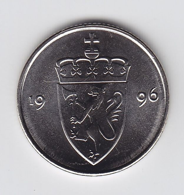 Hovedbilde 50 øre 1996 kv. 0