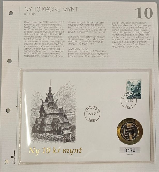 Hovedbilde Samlerhuset nr. 10 - Ny 10 kr 1995