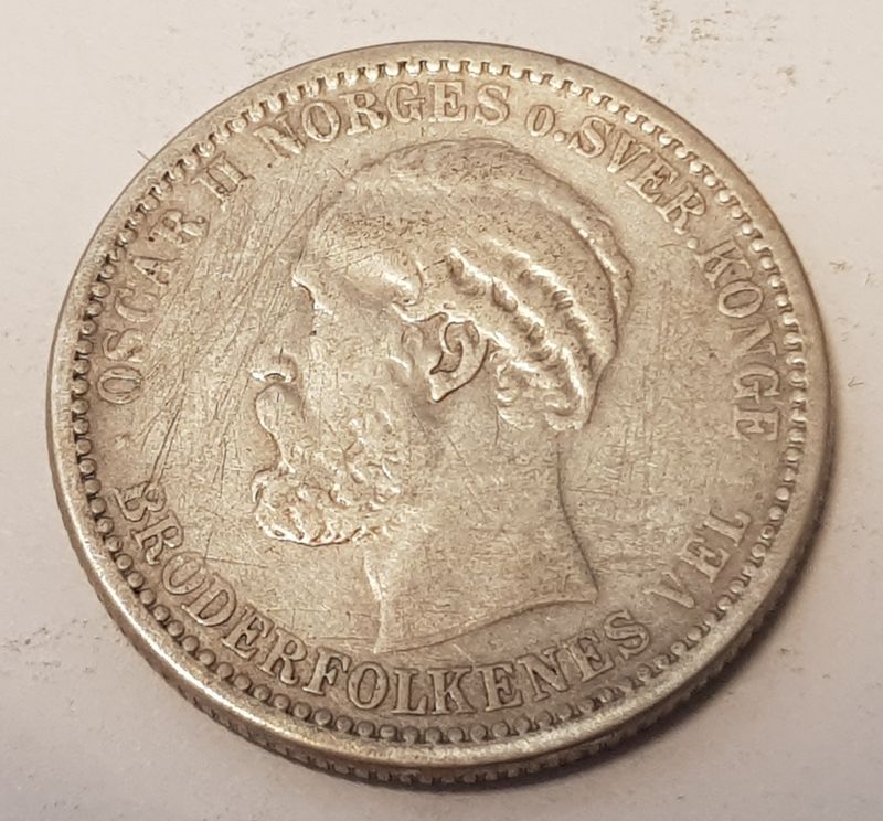 50 øre 1901 kv. 1 (nr. 2)