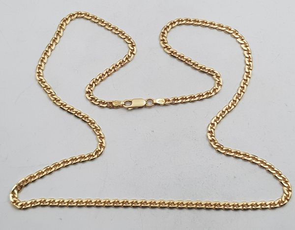 Hovedbilde Kjede i 18 k gult gull